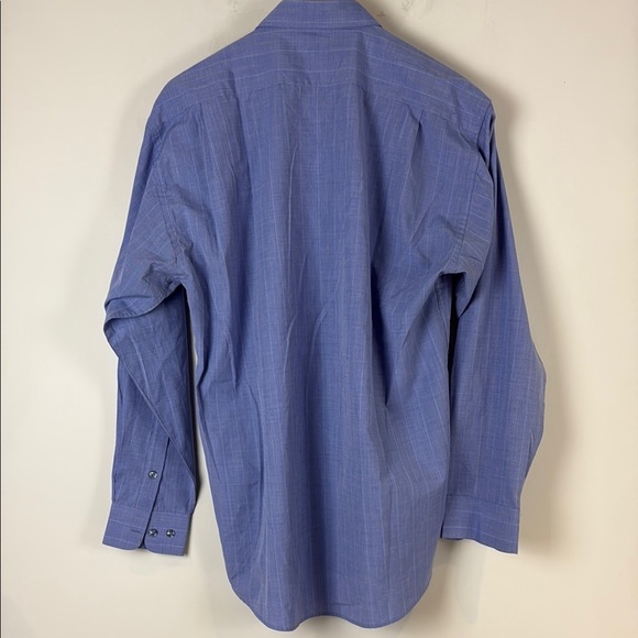 Givenchy Men's Blue Dress Shirt Classic Button-Down Size US Neck 17 - Picture 5 of 8